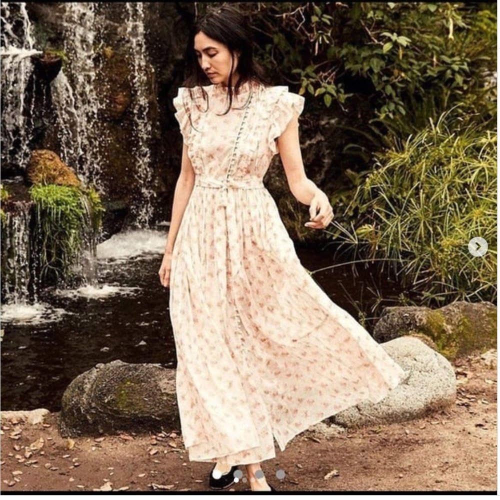 COPY - Doen Carnation Dress in White Poppy